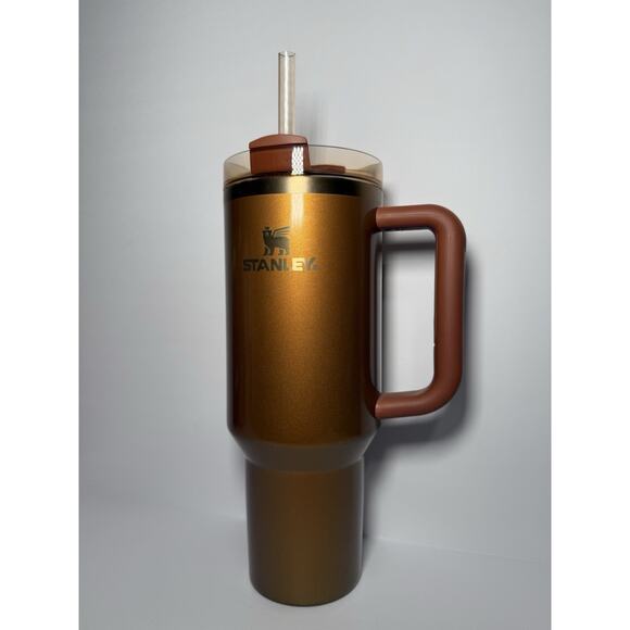 Stanley 2024 Holiday Copper Tinsel 40oz Quencher BNWT - Picture 2 of 7